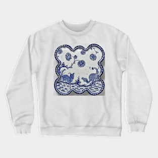 Blue Tilework Crewneck Sweatshirt